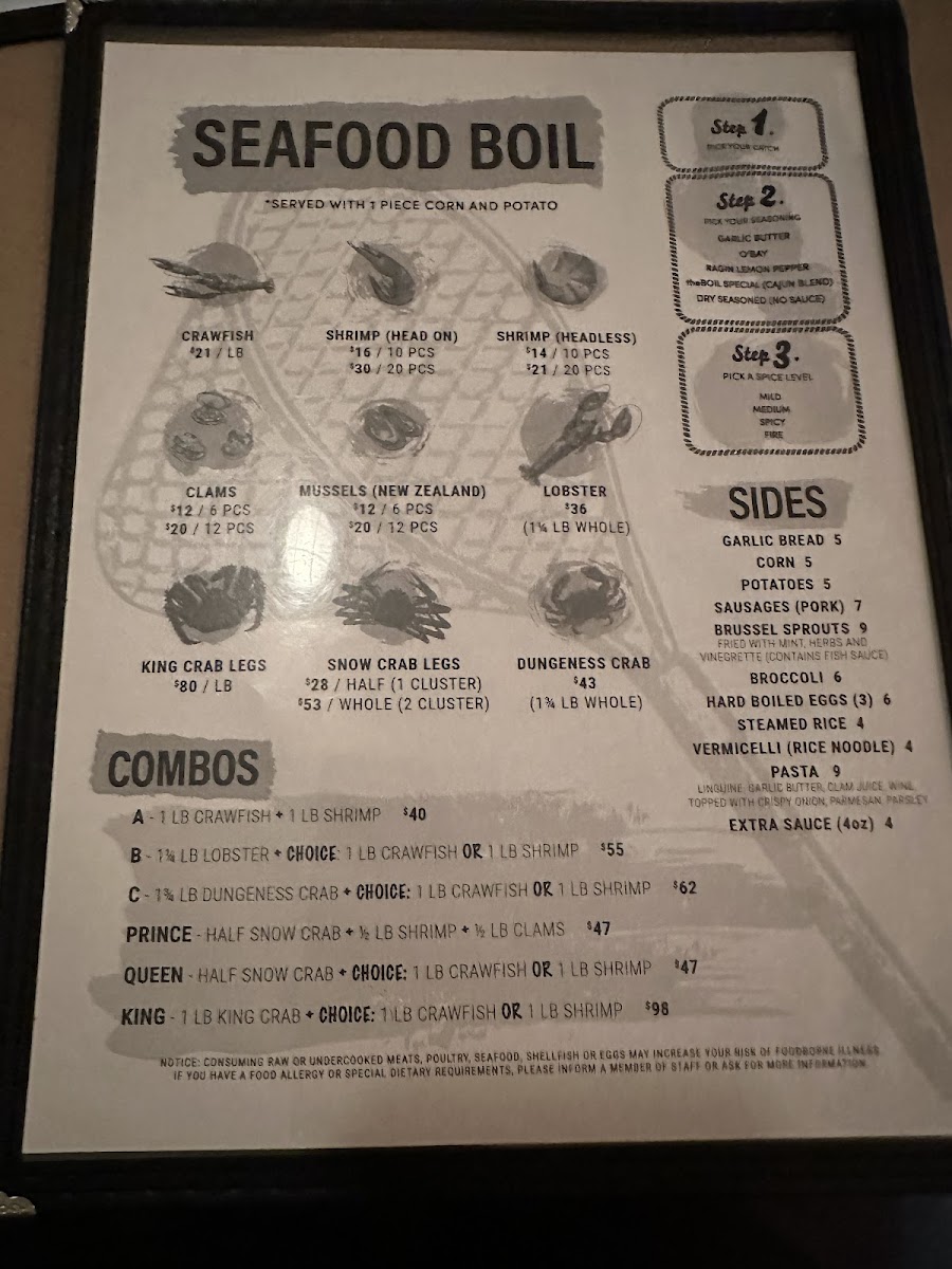 Menu Theboil Jersey City-1