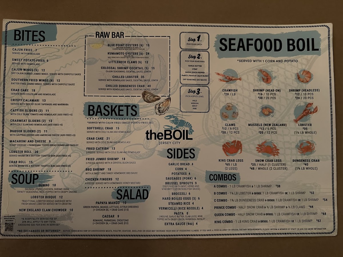 Menu Theboil Jersey City-2