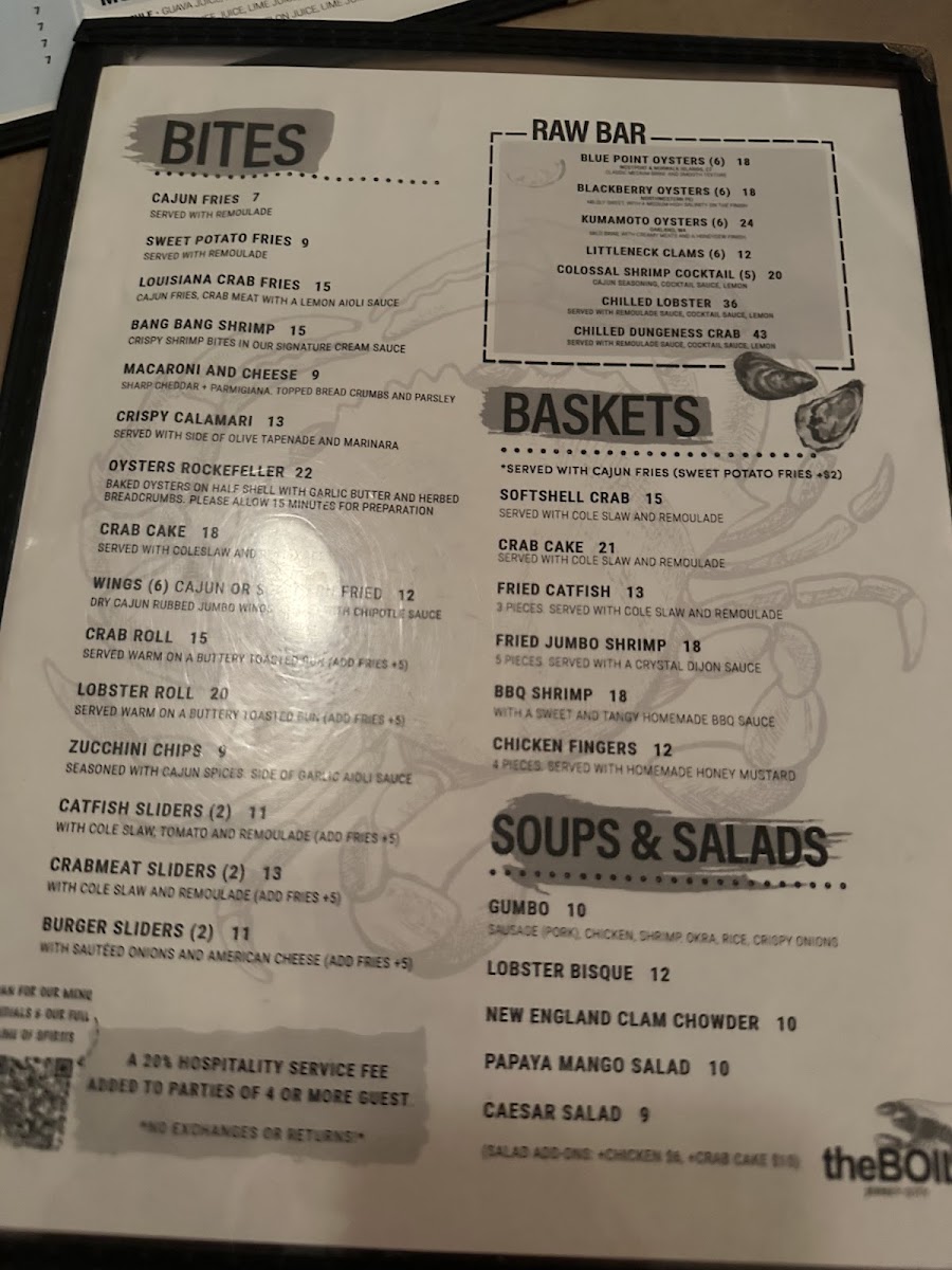 Menu Theboil Jersey City-5
