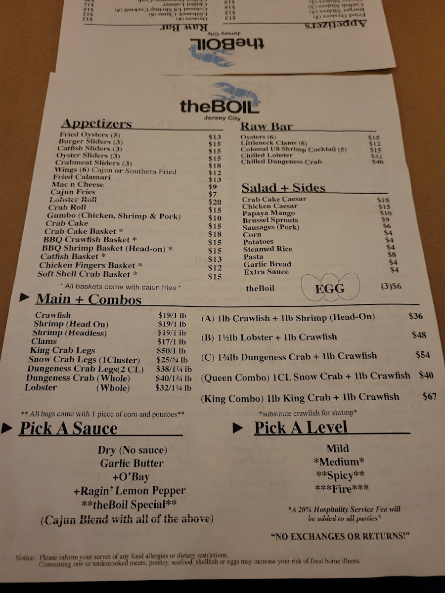 Menu Theboil Jersey City-6
